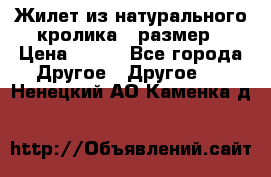 Жилет из натурального кролика,44размер › Цена ­ 500 - Все города Другое » Другое   . Ненецкий АО,Каменка д.